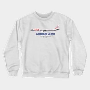 Airbus A321 - CSA Czech Airlines Crewneck Sweatshirt